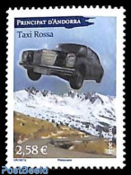 Andorra, French Post 2024 Taxi Rossa 1v, Mint NH, Transport - Automobiles - Ungebraucht