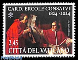 Vatican 2024 Cardinal Ercole Consalvi 1v, Mint NH, Religion - Religion - Nuevos