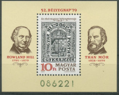 Ungarn 1979 Tag Der Briefmarke Block 138 A Postfrisch (C92555) - Blokken & Velletjes