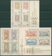 Griechenland 1996 Olympische Spiele Der Neuzeit Block 13/15 Postfrisch (C30833) - Blocs-feuillets