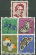 Schweiz 1951 Pro Juventute Johanna Spyri Insekten 561/65 Postfrisch - Nuevos