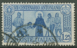 Italien 1931 Heiliger Antonius Von Padua 367 Gestempelt - Oblitérés