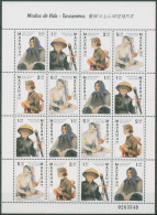 Macau 1997 Hausbootbewohner 904/07 ZD-Bogen Postfrisch (C62708) - Unused Stamps