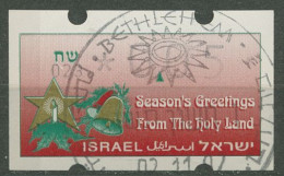 Israel ATM 1992 Automat 023, Einzelwert ATM 5 Gestempelt - Franking Labels