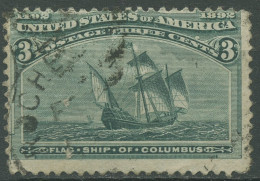 USA 1893 Kolumbus-Weltausstellung Chicago 75 Gestempelt, Kl. Fehler - Usados