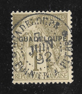 GUADELOUPE YT 26 OBL TB - Used Stamps