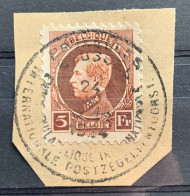 België, 1922, Nr 218, 1e Dag Stempel, Op Fragment, OBP 10€ - 1921-1925 Small Montenez