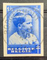 België, 1936, Nr 444, Ongetand, Gestempeld BORGERHOUT, OBP 50€ - 1931-1940