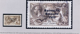 Ireland 1927-28 Wide Date Saorstát 3-line Overprint On 2/6d Brown, Fresh Used, Light Cds Cancel - Used Stamps