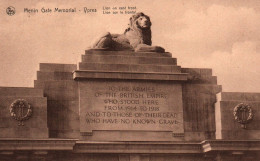 Ypres (Menin Gate Memorial) - Lion On East Front - Ieper