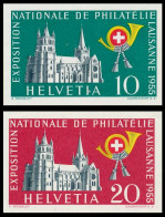SCHWEIZ 1955 Nr 611-612 Postfrisch X67926E - Unused Stamps