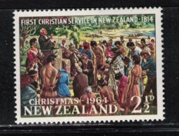 NEW ZEALAND Scott # 366 MNH - Christmas 1964 - 1st Christian Service In NZ - Ongebruikt