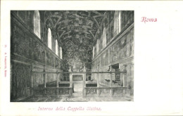 CPA Roma Rom Lazio Italien, Interna Della Cappella Sistina - Other & Unclassified