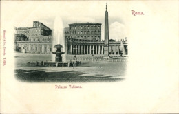 CPA Roma Rom Lazio Italien, Palast, Vatikan, Fontäne - Other & Unclassified