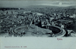 Clair De Lune CPA Roma Rom Lazio Italien, Saint Peter's Square, Stadtplatz - Other & Unclassified