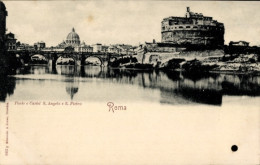 CPA Roma Rom Lazio, Ponte E Castel Sant Angelo E S. Pietro - Other & Unclassified