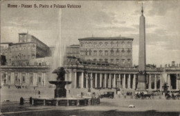 CPA Vatikan Rom Lazio, Piazza S. Pietro E Palazzo Vaticano, Fontäne - Other & Unclassified