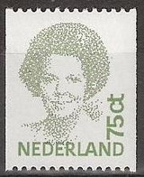 1991-1998 Beatrix (inversie) 75 Ct.rolzegel 2 Zijden Ongetand NVPH 1488a Postfris/MNH/** - Neufs