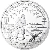 France, Franc, 50e Anniversaire Du Débarquement Allié, 1993, Monnaie De Paris - 100 Francs