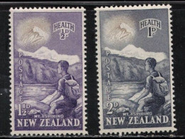 NEW ZEALAND Scott # B44-5 MNH - Young Boy Hiking - Nuovi