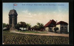 AK Ronneburg, Sach.-Altenburger Bismarcksäule Auf Dem Reusterberge  - Ronneburg