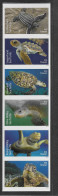 USA 2024 MiNr. XXXXBB Etats-Unis United States Reptiles, Sea Turtles Imperf ND 6v MNH **  15.00 € - Unused Stamps