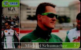 TELECARTE ETRANGERE...MICHAEL SCHUMAECHER - Personnages