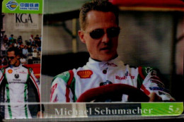 TELECARTE ETRANGERE...MICHAEL SCHUMAECHER - Personnages