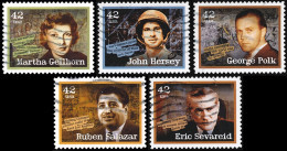 Etats-Unis / United States (Scott No.4248-52 - American Journalists) (o) Set Of 5 - Usados