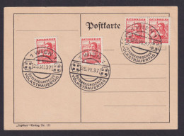 Österreich Wien 3x Schön Abgeschlagener SST Österreichischer Volkstrauertag 1937 - Brieven En Documenten