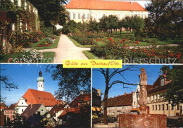 72522793 Dachau Klosterpark Kirche Brunnen Dachau - Dachau