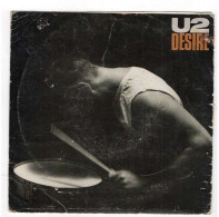 * Vinyle  45T - U2 - Desire, Halleluia Here She Comes - Andere - Engelstalig