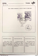 Brochure Brazil Edital 1976 24 Ouro Preto School Of Minas Gerais Educacao With Stamp CPD SP - Cartas & Documentos