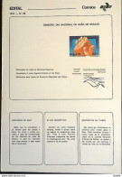 Brochure Brazil Edital 1976 28 Thanksgiving Day Religion Without Stamp - Cartas & Documentos