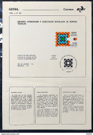 Brochure Brazil Edital 1976 30 Technical Standards Without Stamp - Cartas & Documentos