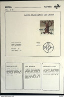 Brochure Brazil Edital 1976 20 ENVIRONMENTAL CONSERVATION WITHOUT Stamp - Cartas & Documentos