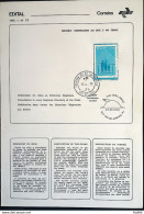Brochure Brazil Edital 1976 19 Sesc And Senac With A Stamp Overlaid CPD Juiz De Fora - Cartas & Documentos
