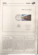 Brochure Brazil Edital 1976 07 Right Diplomat Day Without Stamp CPD PB Joao Pessoa - Cartas & Documentos