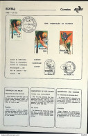 Brochure Brazil Edital 1976 10 Nature Preservation With CPD Stamp PB Joao Pessoa 1 - Cartas & Documentos