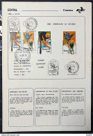 Brochure Brazil Edital 1976 10 Nature Preservation With CPD And CBC RJ Stamp - Cartas & Documentos