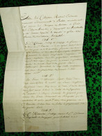 1795 CONTRAT Sign.  NEGOCE LIMES ANGLAISES RICHARD CODMAN R. HAMELIN  Paris V. HISTORIQUE - ... - 1799