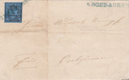 Oldenburg Brief MiNr. 2IIIm Type III, Abbehausen Nach Ovelgönne, Signiert - Oldenburg