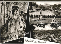 72507926 Kandern Felsen Freibad Schwimmbad Panorama Schwarzwald Kandern - Kandern