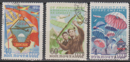 U.R.S.S.  1951  Michel 1593-95,  ,   Yvert 1576--78 - Usati