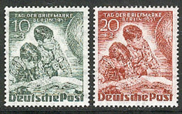 80-81 Tag Der Briefmarke 1951 - ** Postfrischer Satz - Ongebruikt