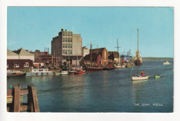 Poole - The Quay - C1960's Dorset Postcard - Other & Unclassified