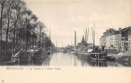 BRUXELLES - Le Canal à L'Allée Verte - Ed. Th. Van Den Heuvel 84 - Maritime
