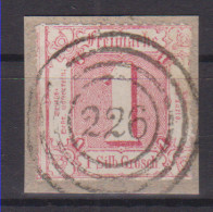 Ziffer 1 Sgr. Auf Briefstück Mit Nummernstempel 226(= Bürgel) - Other & Unclassified