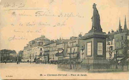 63 - Clermont Ferrand - Place De Jaude - Animée - Oblitération Ronde De 1904 - CPA - Voir Scans Recto-Verso - Clermont Ferrand