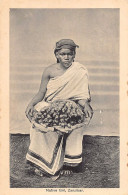 Zanzibar - Native Girl - Publ. Ali Pira Harji  - Tanzania